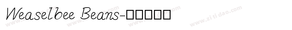 Weaselbee Beans字体转换